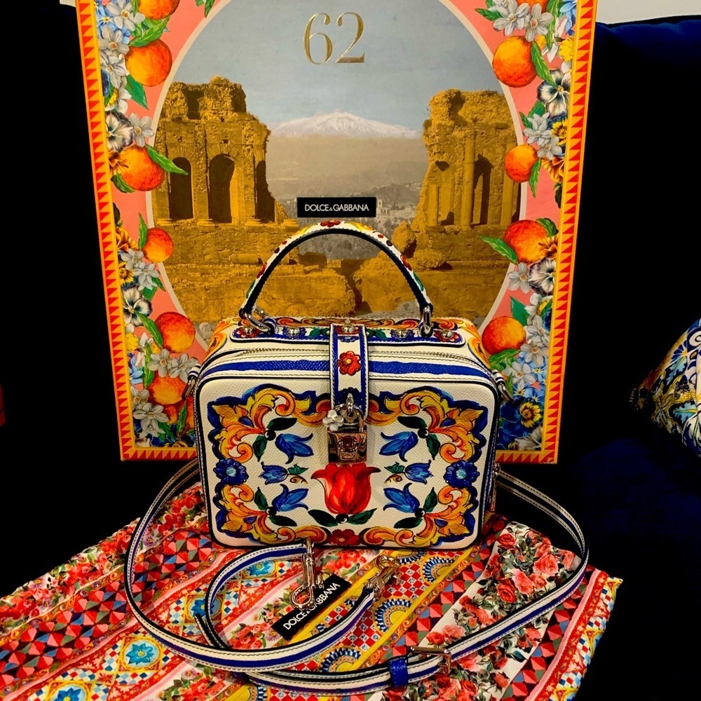 DOLCE & GABBANA DAUPHINE MAJOLICA DOLCE bag